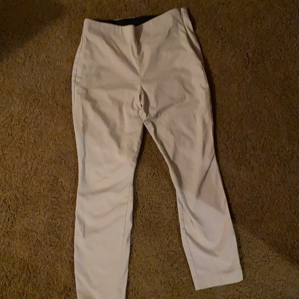White/tan old navy pants! Worn once!